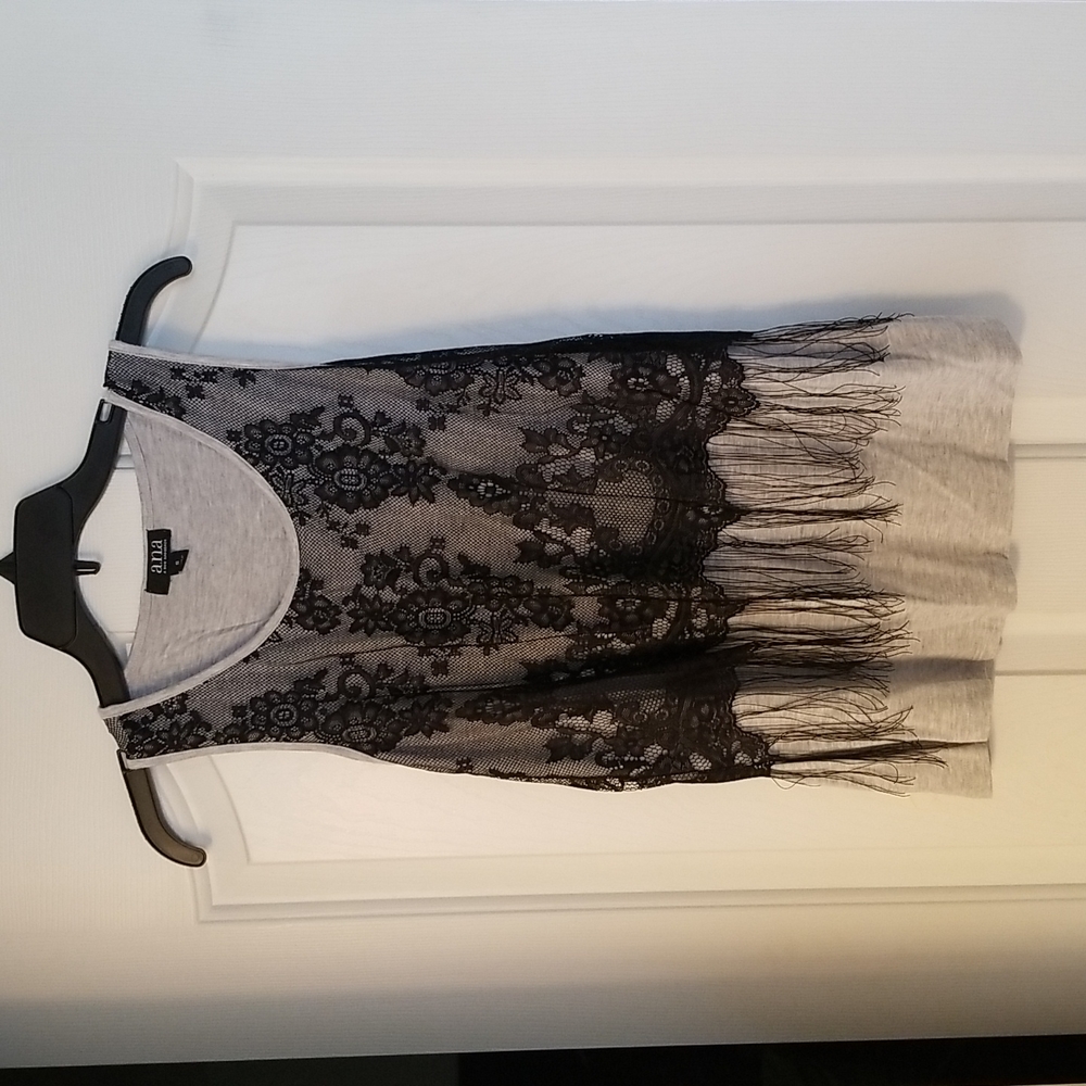 Sleeveless Fringed Top